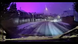 Birmingham snow fall 2026  storm gorreti pink sky what a beautiful view heavy snow 