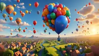 Three Bright Balloons Dance in the Sky + More Nursery Rhymes & Kids Songs