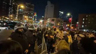 Hundreds at Jail Support Following Arrests During NYU Protest