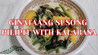 GINATAANG SUSO WITH KALABASA RECIPE | ginataang suso | Teof Cooking Vlogs