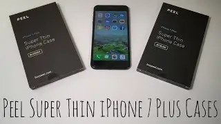 Peel Super Thin iPhone 7 Plus Blackout and JetBlack Cases w The Nostalgic Ghost