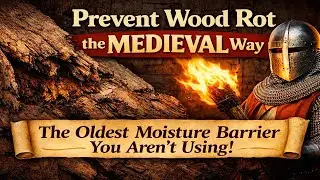 Prevent Wood Rot the MEDIEVAL Way   The Oldest Moisture Barrier You Aren't Using!
