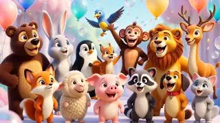 BOW - WOW | Nursery Rhymes & Kids Songs | Learn Animal Sounds