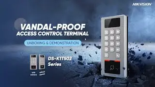 Vandal-proof Access Control Terminal DS-K1T502 Series - Unboxing & Demonstration