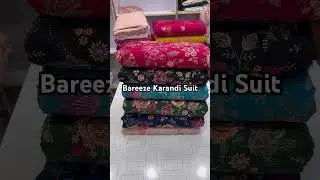 New Arrival Bareeze Karandi Suit