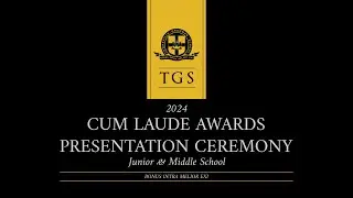2024 Junior & Middle School Cum Laude Awards