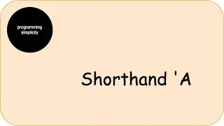 Shorthand 'A