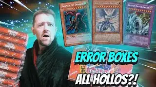 Is This EVEN POSSIBLE?! - ERROR ALL HOLOS Yugioh Retro Pack 2 Retail Boxes? (MUST SEE!)
