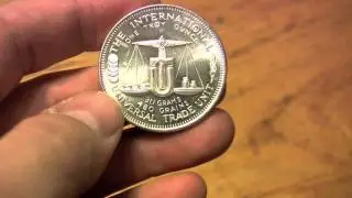 Silver Bullion Bug - Silver Trade Unit 1 ounce - 480 grains