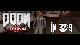 DOOM Eternal Mars core cutscene in Super ultra wide