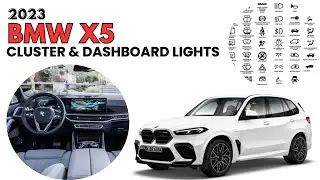 2023 BMW X5 Cluster Display & Dashboard Warning Indicators Guide