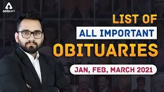 List of Important Obituaries 2021 for UPSC, SSC, Bank | General Awareness | Current Affairs #Adda247