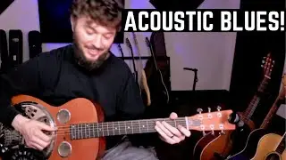 Robert Belfour (Pushing My Luck) Guitar Lesson with tabs... Hill Country Blues Guitar Tutorial