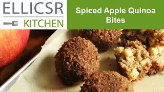 Кусочки киноа с яблоками и специями