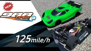 Serpent 988 Taipan 4s parallel 125 mph