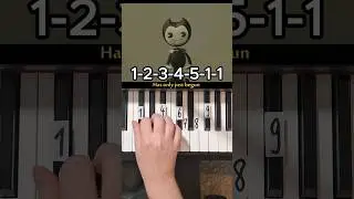 Bendy And The Ink Machine Horror Show (CG5) Piano Tutorial #shorts