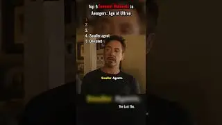 Top 5 Funniest Moments Avengers: Age og Ultron. 😂