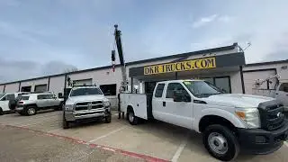 2015 FORD F-350 SUPER CAB 4X4 MECHANICS CRANE TRUCK 6.2L V -CRANE VIDEO