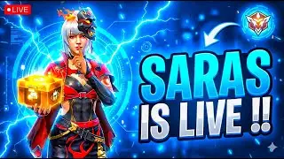 Free Fire Live  - Guild Test 1vs2  💥 Rank Push to Heroic | FF Custom Rooms | Saras Gaming