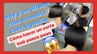Cambios de look(cortes bob ) en directo by #ricardoluengopelukeros