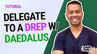 How Delegate to a DRep w/ Daedalus Wallet, Cardano Governance