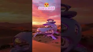 🔮 Futuristic Pod House 🛸 | #shorts #futuristhomes #podhouse