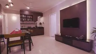 A Full Interior Project done by Bespoke Kochi at Purva Grandbay Kochi