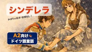A2レベルのやさしいドイツ語童話 #19 「シンデレラ（Aschenputtel）」｜ゆっくり朗読＋日本語訳つきリスニング