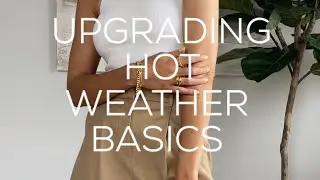SUMMER BASICS STYLING (add interest to your hot weather looks! ☀️🌴) #youtubeshorts