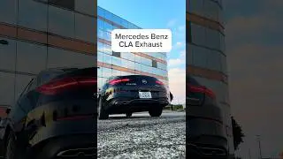 Mercedes Benz CLA 2025 Exhaust sound Car review #mersedesbenz #mersedes #luxury #luxurycars #exhaust