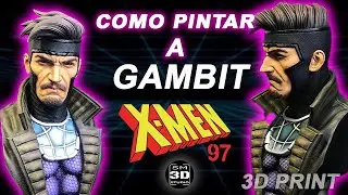 Como Pintar  A Gambito #Xmen97 #xmen #3dprinting