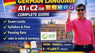 German Exam A1 to C2 complete guide | Exam pattern | Fees | career