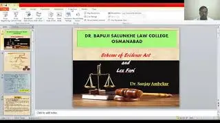 SCHEME OF THE EVIDENCE ACT and LEX FORI, by Dr. Sanjay Ambekar