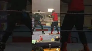 VIDDAL RILEY SMASHES PADS FOR NEXT OPPONENT.