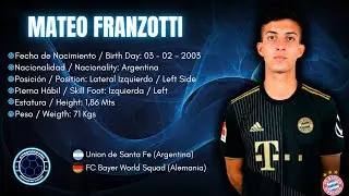 Mateo Franzotti #3 // Lateral Izq - Side Left // Union de Santa Fe 2023