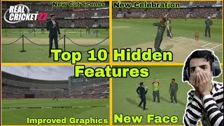 Top 10 Hidden Features In Real Cricket 22 Final Trailer | Hindi |