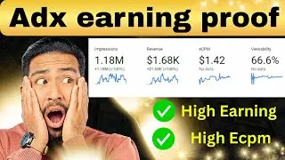 adx earning proof | google adx account kaise banaye | google ad manager approval