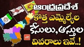 Andhra Pradesh Newly Elected MLA Assets and Cases Details | YSRCP | YS Jagan | Chandrababu | YOYO TV
