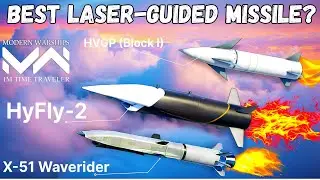 HyFly 2 Vs HVGP Vs X-51 | Laser Guided Missile Comparison | Modern Warships