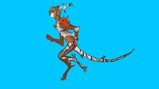 Idrabark running cycle (CoS Animation)