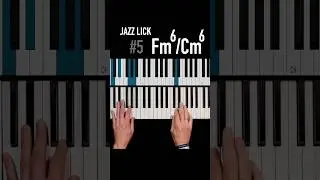 ✨Jazz Lick #5☕️ #jazzpiano #jazzpianist #jazzpianolessons #pianolessons #pianotutorial #jazz