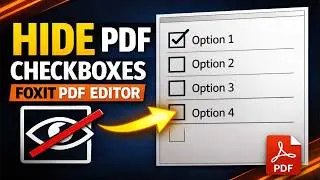 How to Create Invisible Checkboxes in Interactive PDF Forms | Foxit PDF Editor