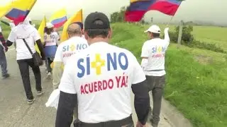 V&iacute;ctima de las FARC camina 450 km por la paz  en Colombia