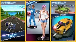 Merge Racers: Idle Car Empire + Racing Game - Walkthrough Part 1 Gameplay (iOS - Android)