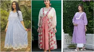 maternity dress for pregnant ladies|| pregnant women dress design