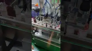 Screw Capping of 2 Nozzle Automatic Servo Tracking Filling Machine #filling  #machine #capping