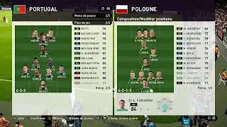 eFootball PES 2020: Uefa Nations League Pologne vs Portugal