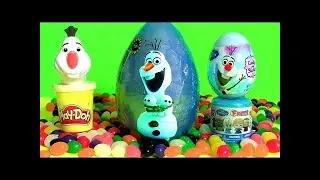 Frozen Olaf Play-Doh Surprises Squishy Fashems Toy Surprise & Play-Doh Surprise