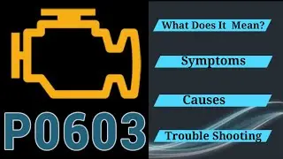 DTC P0603 Overview: Internal Control Module Keep Alive Memory (KAM) Error