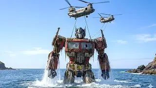 We Found & Restored GIANT Optimus Prime Robot From Deep Sea🤖Discovery to Full Power